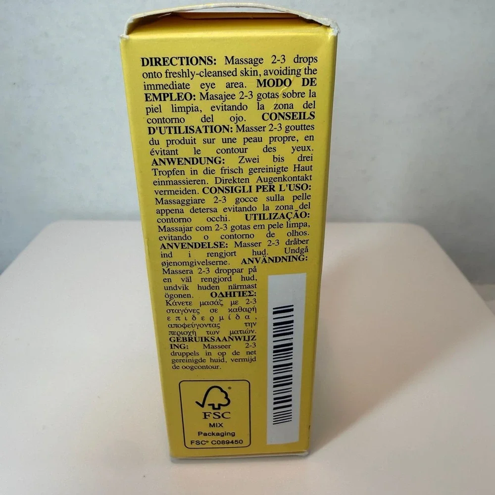 NEW Kiehl's Daily Reviving Concentrate 1.0 oz 30ml Face Oil NIOB Discontinued